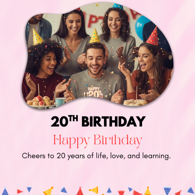 20th Birthday Captions