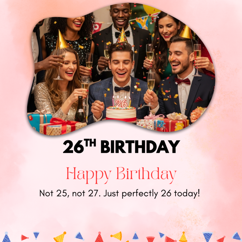 26th Birthday Captions
