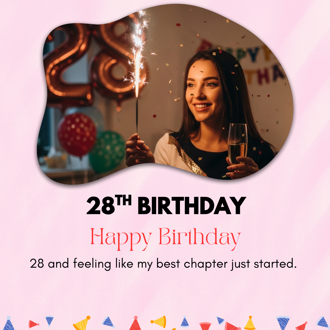 28th Birthday Captions
