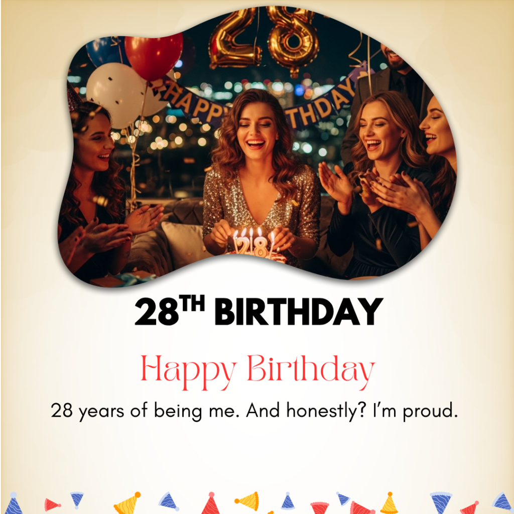 28th Birthday Captions