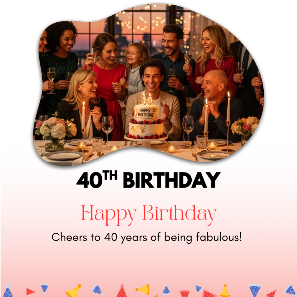 40th Birthday Captions
