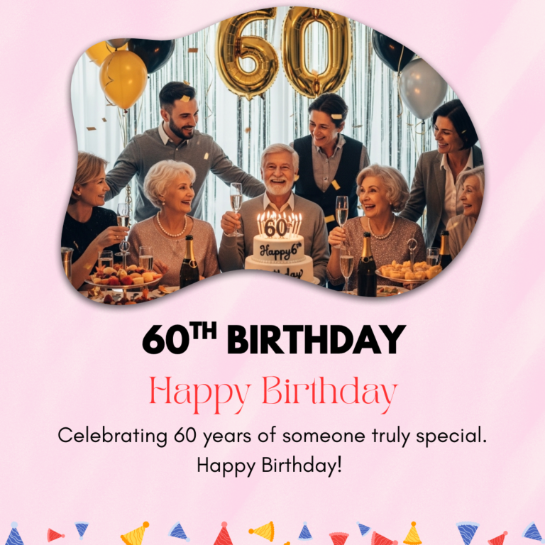 60th Birthday Captions