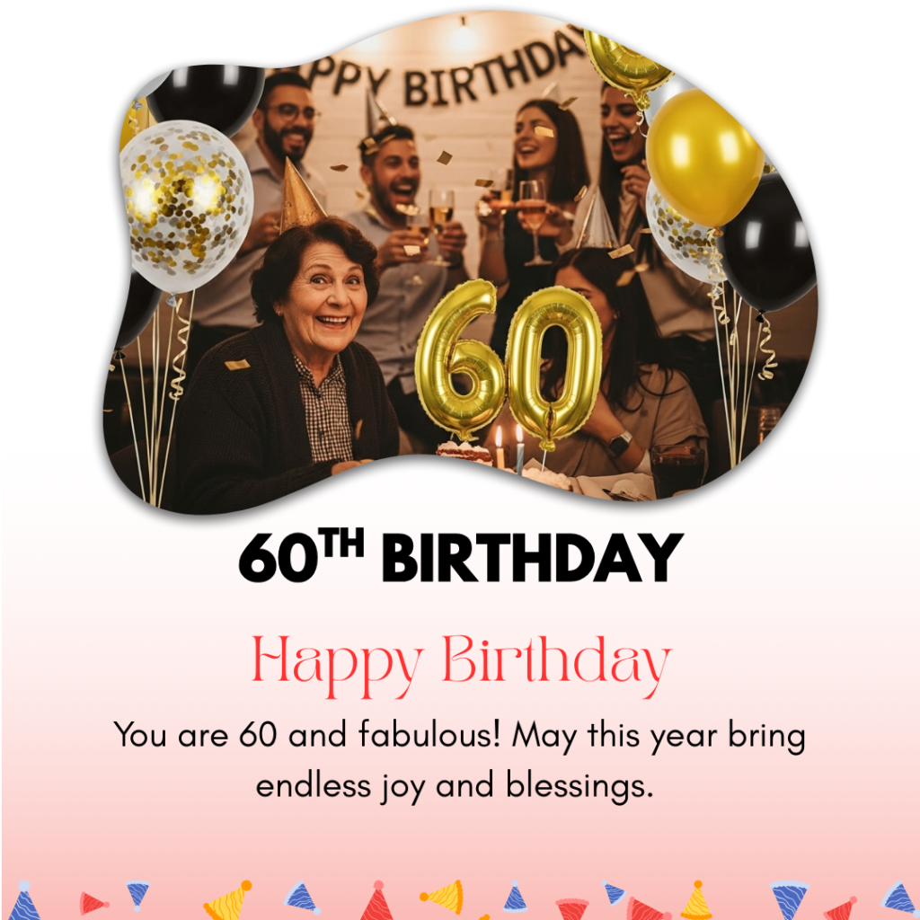 60th Birthday Captions
