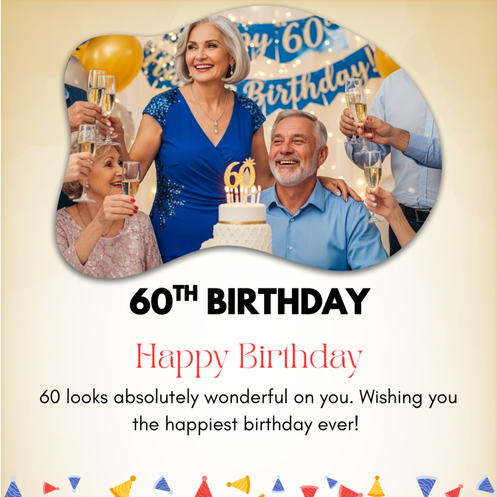 60th Birthday Captions