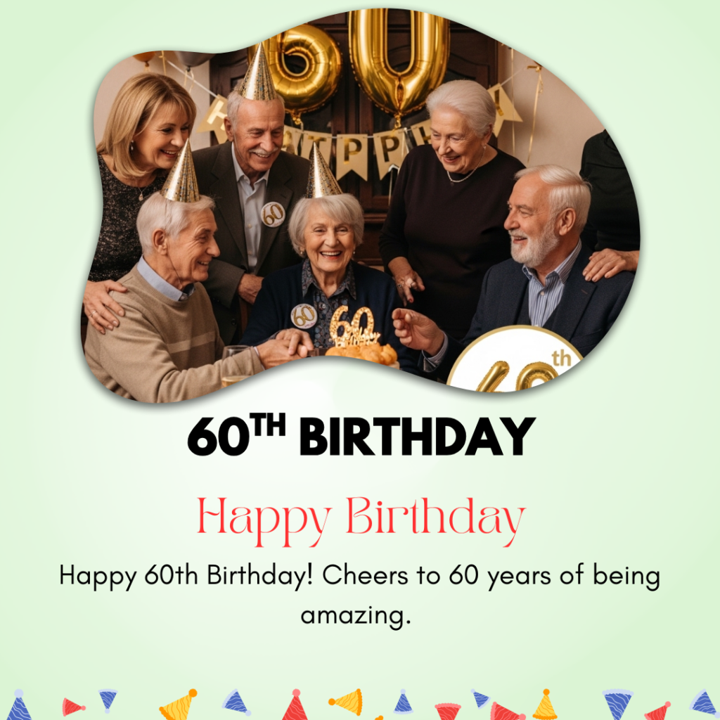 60th Birthday Captions