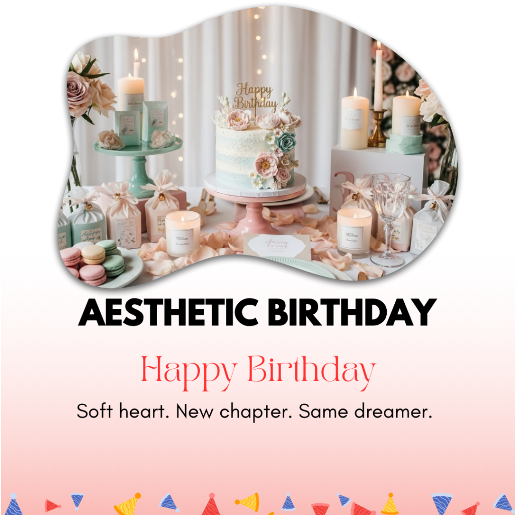 Aesthetic Birthday Captions