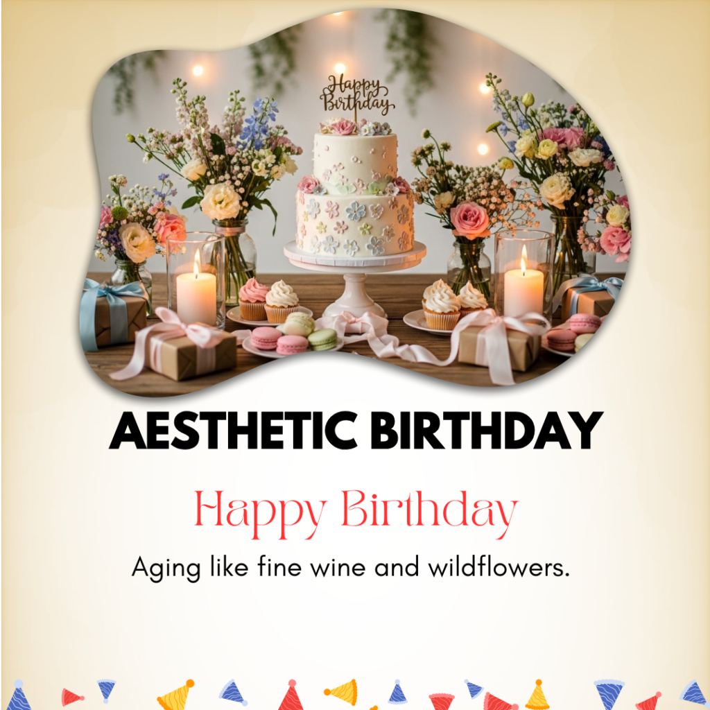 Aesthetic Birthday Captions