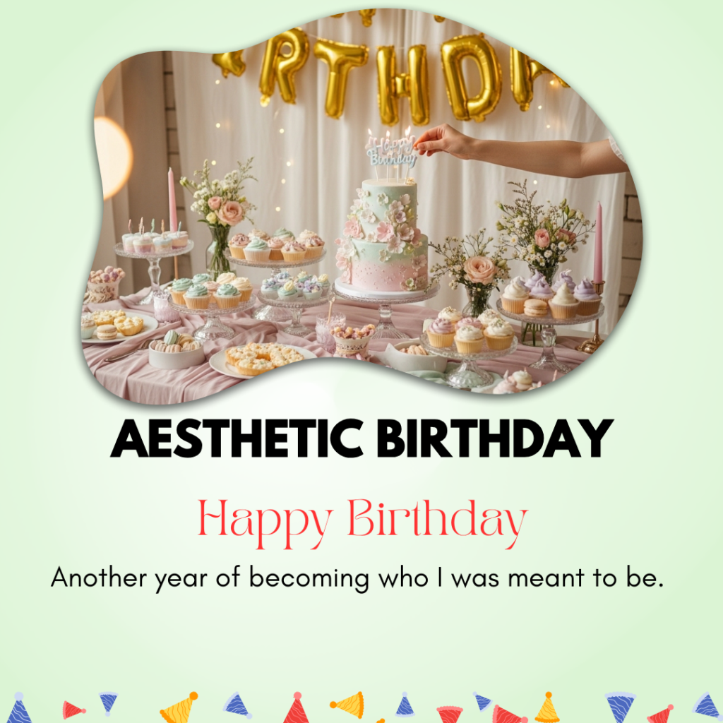 Aesthetic Birthday Captions