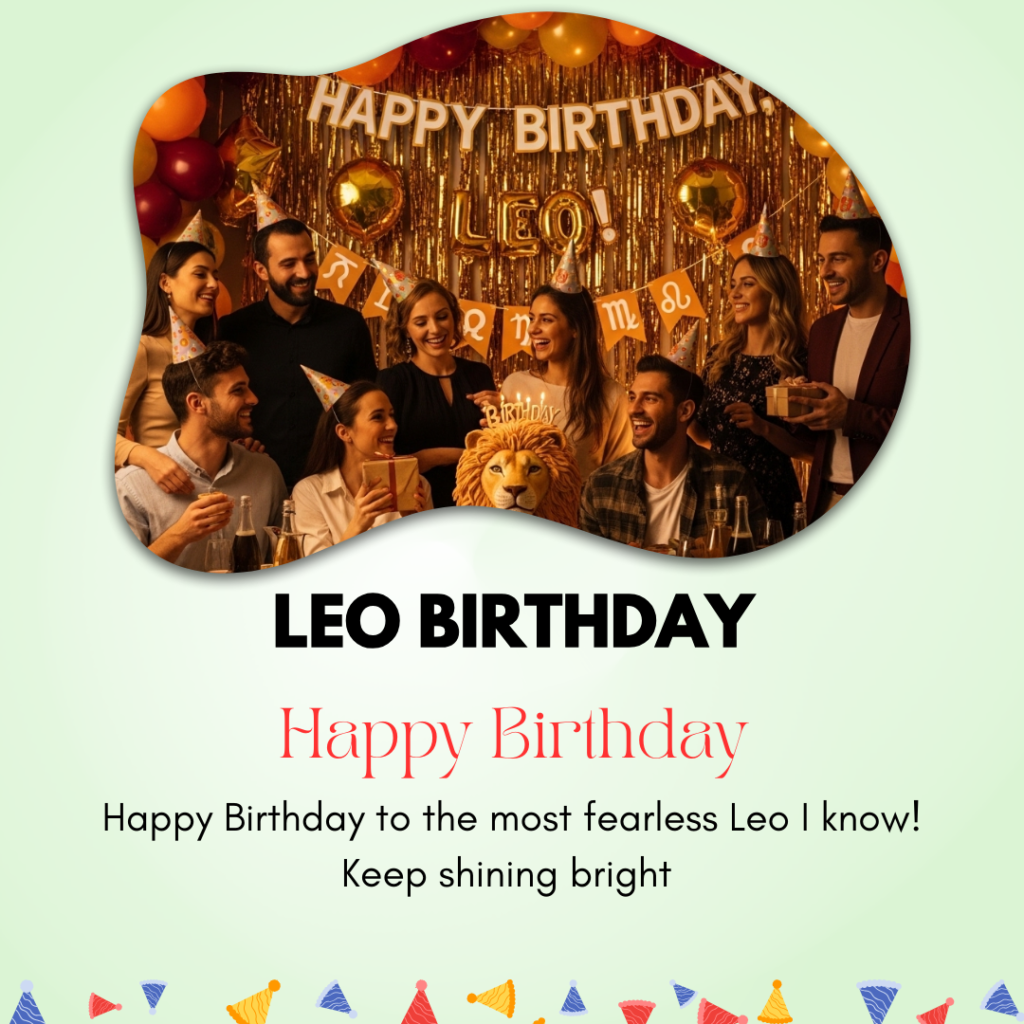 Leo Birthday Captions