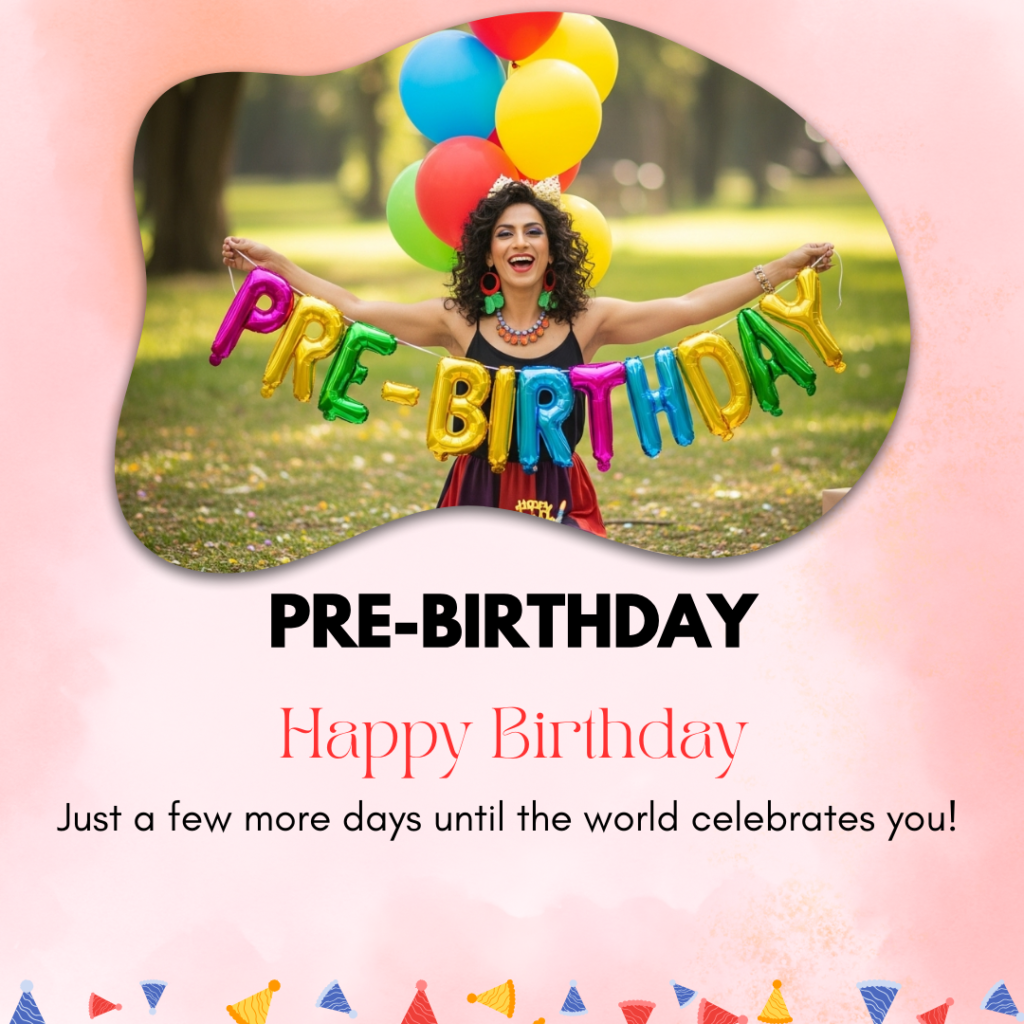 Pre-Birthday Captions